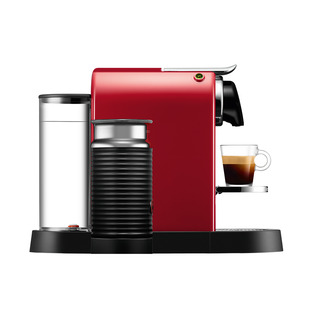 NESPRESSO CITIZ & MILK Krups YY4116FD Máquina de café espresso de cápsula  roja - Expresso y cafeteras - Los mejores precios